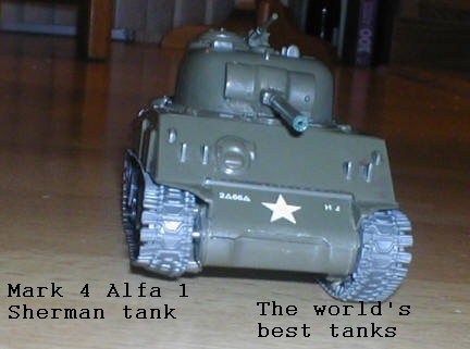 Mark 4 Alfa 2 Sherman tank